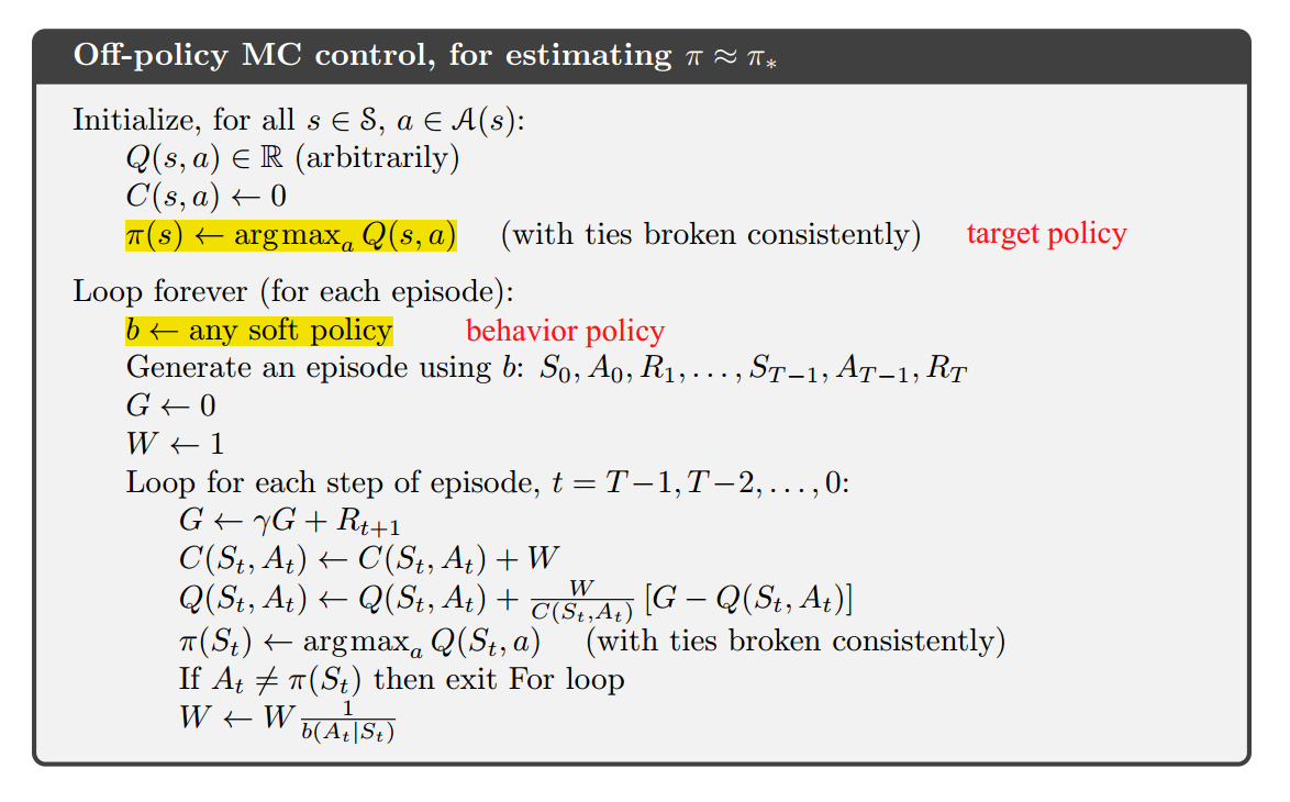 off_policy_mc_control